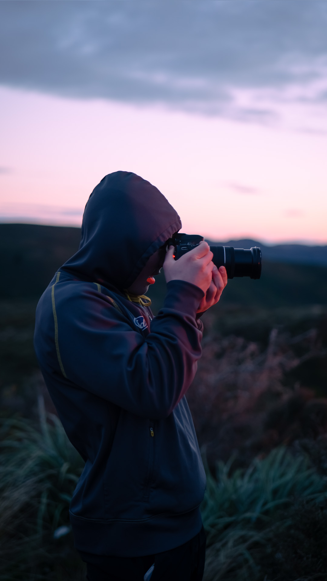 Jacob taking a photo